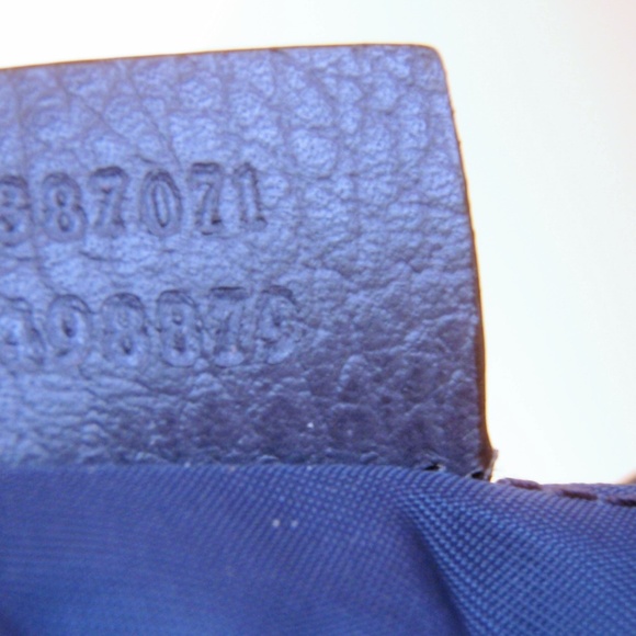 Authentic Gucci Guccissima Blue Large Backpack main image 7
